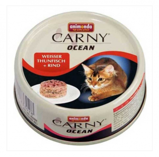 Animonda Carny Ocean Ton Balıklı ve Sığır Etli 80 gr Kedi Maması kullananlar yorumlar